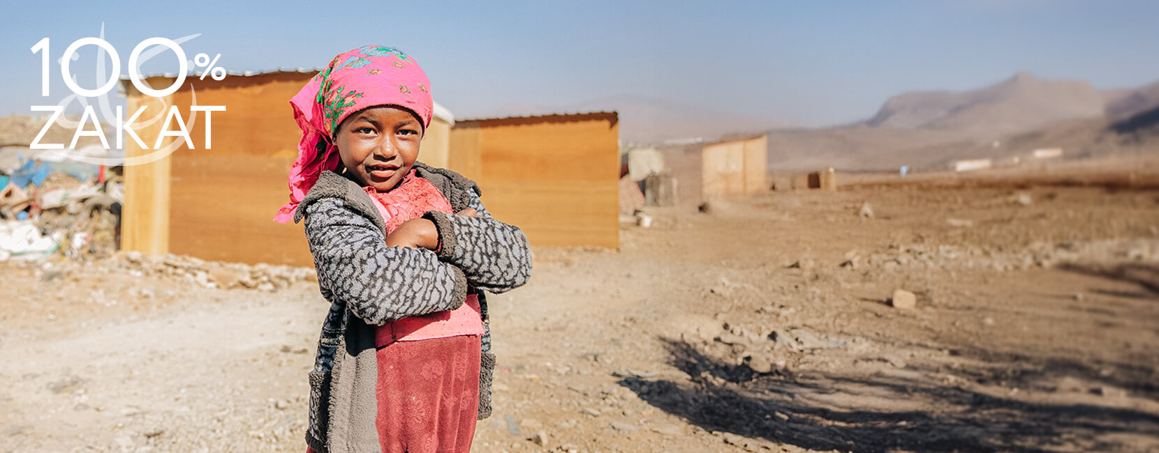 Young girl in a slum who you support with your donations