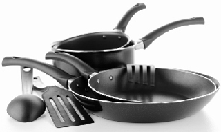 A collection of pots and pans
