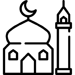 An icon of a mosque